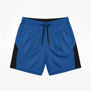 Shorts de course pour hommes, taille élastique, vêtements de sport, shorts d'entraînement performants, longueur genou, tissu Oxford, coupe-vent, maille - Product Image 6