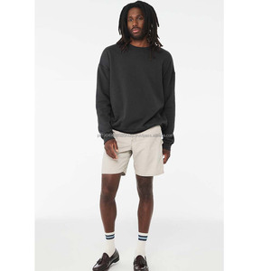 Deep Grey Hombres Fleece Hoodie Gym Plain Manga larga Impreso Oversize Pullover Sudadera - Product Image 4