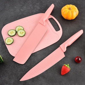 Juego de cuchillos de cocina listos para usar - cuchillo de chef de acero inoxidable, cuchillo para frutas, cuchillo de cocina, juego de tabla de cortar, 6 piezas, venta al por mayor - Product Image 3