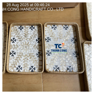 Fabricant de décorations d'exportation, plateau en nacre, présentoir de comptoir de luxe, présentoir de comptoir en nacre, Vietnam - Product Image 1