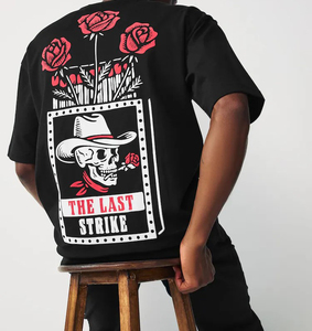 เสื้อยืดแขนสั้นยูนิเซ็กซ์ ผ้าฝ้าย 100% สกรีนลายด้วยความร้อน พิมพ์ลาย DTG ปักโลโก้ สกรีนลาย เสื้อยืดผู้ชาย เสื้อยืดแบบกำหนดเอง - Product Image 3