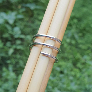 Anillo de nudillo de Plata de Ley 925 ajustable abierto Diamante de diseño clásico simple para compromiso de boda-Regalo al por mayor de confianza - Product Image 5