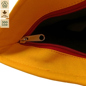 Sac de plage en toile de coton laminée 300 GSM, sac de voyage de plage 35x29x12 cm, logo personnalisé, vente en gros, OEM, marque privée, modèle SNC99 - Product Image 2