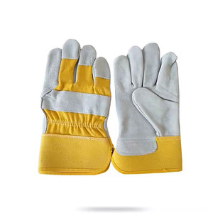 Premium Quality Cowhide Split Leather Driving Gloves Industrial Safety Hand Protection Abrasion Resistant Gardening Gloves - Product Image 5