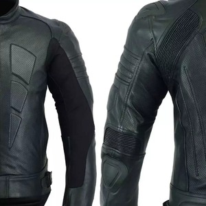 เสื้อแจ็คเก็ตมอเตอร์ไซค์หนังแบบกำหนดเองสำหรับฤดูหนาว ไซส์พลัส คุณภาพสูง ผู้ผลิตขายส่ง OEM - Product Image 4