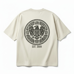 เสื้อยืดคอกลมแขนสั้นทรงปกติผ้าฝ้าย 100% ดีไซน์เรียบง่ายเป็นมิตรกับสิ่งแวดล้อม เสื้อถักลำลองสำหรับผู้ชาย น้ำหนัก 240 กรัม รับสั่งทำ - Product Image 2