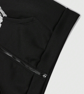 Vente en gros de sweats à capuche streetwear surdimensionnés en coton lourd avec impression graphique, fabricant sur mesure au Pakistan - Product Image 5