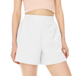 Shorts de sport Lulu, nouvelle collection, séchage rapide, respirant, écologique, micro-extensible, couleur unie, 100% polyester, pour femmes - Product Image 3