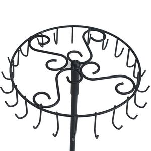 Espositore Girevole Nero per Collane e Bracciali, Elegante Organizzatore a Forma di Albero per Gioielli - Product Image 6