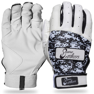 ถุงมือตีเบสบอลสำหรับมืออาชีพสำหรับผู้ชาย – ถุงมือซอฟต์บอลน้ำหนักเบา ระบายอากาศได้ดี พร้อมฝ่ามือกันลื่นและสวมใส่สบาย - Product Image 1