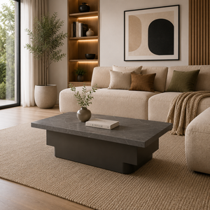 Luxury Oval <b>Marble</b> Coffee <b>Table</b> with Matching Side <b>Table</b> Scandinavian Minimalist Living Room Furniture for Home Apartment Hotel - Product Image 2