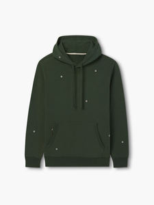 Conjuntos Deportivos Personalizados para Mujer, Tejido Grueso de 500 GSM y 350 GSM, Felpa de Poliéster/Algodón, Sudadera con Capucha Extra Grande Bordada y Pantalones Cortos - Product Image 3