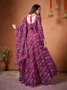 Trendy Fashion Georgette <b>Kurtis</b> for Office and Regular Wear at Wholesale Price Casual Dresses Kurti Set - Product Image 4