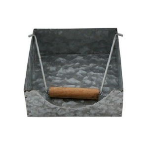 Hot Selling Galvanized Custom Design Metal Iron Tissue Holder Stand Table Decorative Napkin Holder or Tissue Holder - Product Image 1