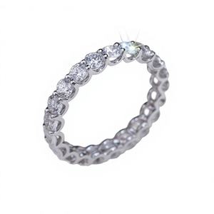 Anillo de Diamante Cultivado en Laboratorio de Corte Excelente Premium, Anillo de Diamante Brillante de Oro de 14K, Joyería de Boda Moderna y Minimalista - Product Image 1