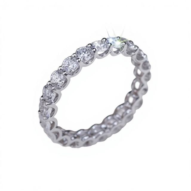 Premium Excellent Cut Lab Grown Diamond Ring 14K Gold Brilliant Sparkle Diamond Ring Modern Minimal Wedding Jewelry