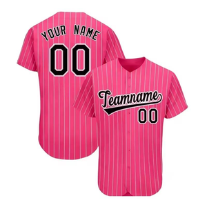 Camiseta de Béisbol Personalizada de Calidad Profesional, Talla Grande, Transpirable, Antibacteriana, de Secado Rápido, con Impresión por Sublimación de Poliéster - Product Image 1