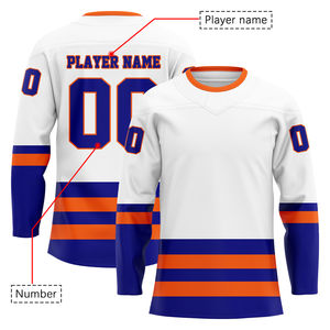 Conjunto de Uniforme de Hockey sobre Hielo Transpirable Personalizado, Sublimación o Bordado, OEM, Venta al Por Mayor, Muestra Gratuita Disponible, 100% Poliéster - Product Image 3