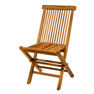 Chaise pliante Luxie en bois massif, écologique, durable, design traditionnel, pieds pliables, dossier en bois creux, mobilier pour la maison - Product Image 5