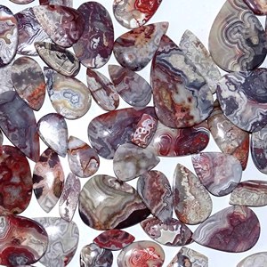 พลอยควอตซ์อะเกตธรรมชาติแบบ Crazy Lace Cabochon ขายส่งจำนวนมาก ราคาดีที่สุด สำหรับทำเครื่องประดับ สีสันสวยงาม - Product Image 2
