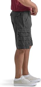 Pantalones Cortos de Golf para Hombre, Premium, Transpirables, de Cintura Media, con Botones, Logotipo Frontal, Tejido Sólido de Poliéster, Casuales, Elásticos, para Verano - Product Image 3