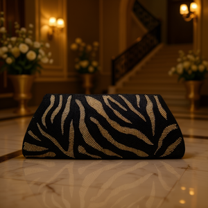 Indian Traditional Luxury Handbag Multicolor <b>Crystal</b> Glass Beaded Durable Artisan Craft Premium Baguette Fashion Accessories - Product Image 3