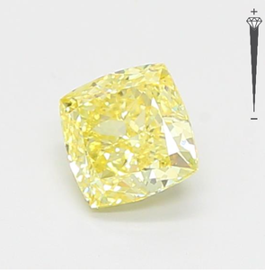 Diamante Cultivado en Laboratorio con Certificado IGI, Corte Cojín de 8.02 CT, Color Amarillo Intenso, Claridad VS1, Número de Certificado 683581802 ROYAL GEMS - Product Image 3