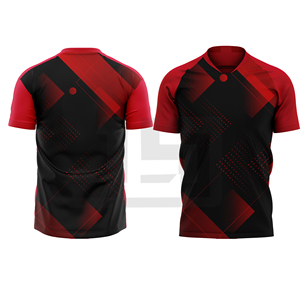 Camiseta de Fútbol Transpirable, Uniforme Deportivo Ligero Estampado, Nombre del Equipo Personalizado en la Parte Delantera para Torneos Escolares y Clubes - Product Image 3