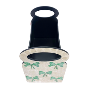 Bol à fruits rectangulaire fait à la main en MDF avec incrustation de Capiz Panier décoratif à motif d'arc vert pour la maison et la table de cuisine pour les fêtes - Product Image 6