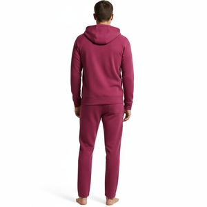 Custom Logo Men <b>Zip</b> <b>Up</b> Hoodie Tracksuit Set Cotton Sweat Suit OEM ODM Unisex Jogger Set Wholesale Sportswear Manufacturer - Product Image 2