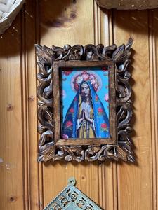 Hand Carved Mango Wood <b>Picture</b> <b>Frame</b>, Rustic Farmhouse Vintage Boho Decorative <b>Picture</b> <b>Frame</b>, Unique <b>Frame</b> with Real Feel - Product Image 6