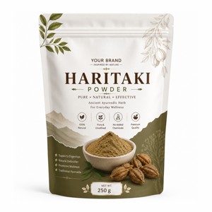 Poudre de fruit de Haritaki pure de haute qualité, qualité alimentaire, en vrac, pour tisanes et smoothies - Product Image 1