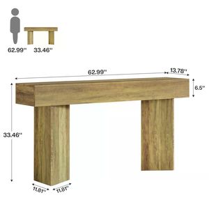 Narrow <b>Entry</b> <b>Console</b> <b>Table</b> <b>for</b> Sofa & <b>Console</b> Use - Product Image 3
