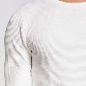 Ropa Interior Térmica de Algodón Transpirable de Primera Calidad para Hombre, Cuello Redondo, Estampada, Sin Costuras, Estilo Moderno para Ciclismo y Yoga - Product Image 3
