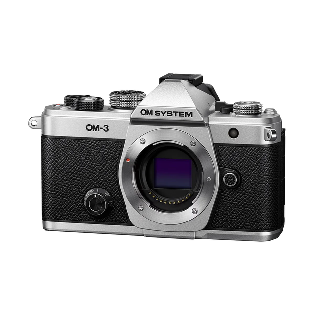 OM System OM-3 Mirrorless Camera Body (Silver) 4K Resolution No Image Stabilization
