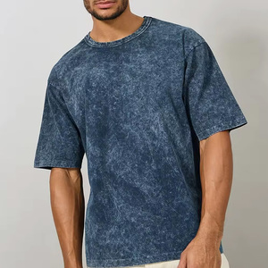 Expédition immédiate – T-shirt décontracté 100 % coton pour homme, style streetwear, service OEM pour les acheteurs en gros mondiaux, stock personnalisable - Product Image 1