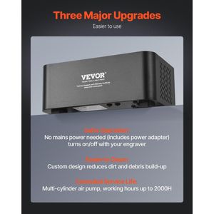 Kit Pompa Aria Regolabile da 50 L/min per Taglierina Laser e Incisore, Riduzione Essenziale di Fumo e Polvere per Superfici Ottimali - Product Image 4