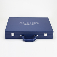 Boîtes de Mahjong de Luxe en Bois et Bambou pour le Rangement des Tuiles – Emballage Cadeau, Vente en Gros, Conception Personnalisée, Étui de Voyage Portable
