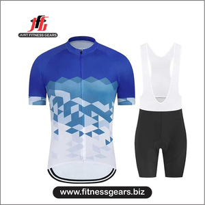 ชุดยูนิฟอร์มปั่นจักรยานแบบไม่มีแขน JUST FITNESS GEARS ผลิตจากผ้าสแปนเด็กซ์/โพลีเอสเตอร์คุณภาพสูง 100% แห้งเร็ว พิมพ์ลายแบบซับลิเมชั่น สำหรับผู้ใหญ่ | - Product Image 3