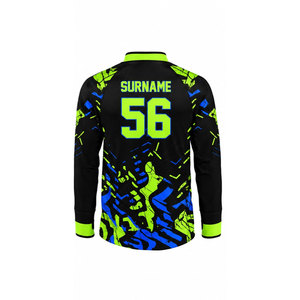 Custom Men's Long Sleeve Paintball Jersey V-Neck Sublimated Team Uniform - Product Image 3