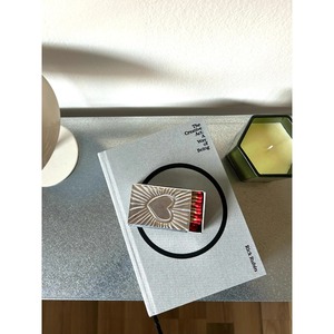 Boîte d'allumettes vintage en aluminium avec motif cœur en relief, allumettes de sécurité pour allumer les bougies - Product Image 5