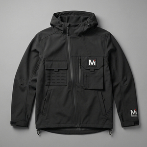 Custom Logo Mens Hooded <b>Waterproof</b> <b>Winter</b> Coated Lightweight Streetwear Windbreaker <b>Jacket</b> Premium - Product Image 1