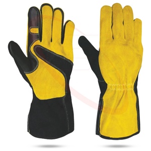Gants De Soudage Red Tig à Doublure Complète en Cuir de Vachette Fendu Couture Soudée Complète Guantes De Seguridad - Product Image 4