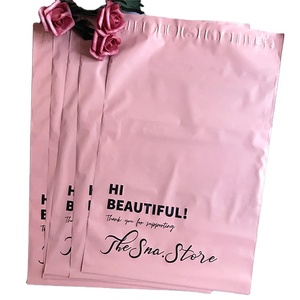 Sobres de Polietileno de Co-Ex LDPE de Color Rosa, Sobres de Envío Respetuosos con el Medio Ambiente, Bolsas de Correo para Ropa, Diseño Personalizado - Product Image 2