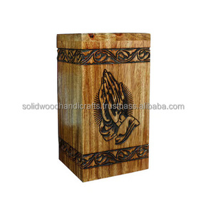 Urnas de cremación de madera de nuevo diseño para adultos, urnas de madera, urnas funerarias, suministros funerarios de tamaño personalizado - Product Image 1