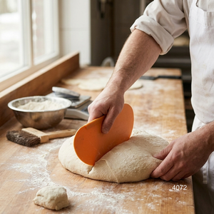 Espátula Antibacteriana de Plástico PE para Repostería, Cortador de Masa, Raspador de Alimentos para Pan, Masa, Repostería, Fondant y Glaseado - Product Image 6