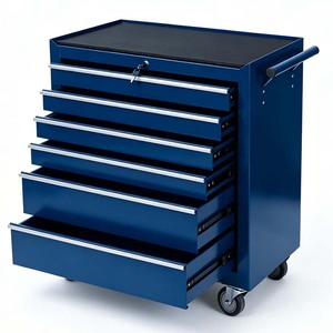 Heavy Duty Stainless Steel Industrial Tool Cabinet 3 Drawers 4 Casters <b>Padlockable</b> Lock 200kg Load Capacity Customizable 3-Year - Product Image 1
