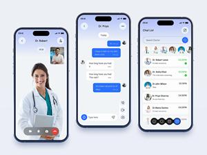 Doctor consultation mobile app for <b>booking</b> <b>appointments</b>, video/audio consultations, prescriptions, payments, and health records. - Product Image 4