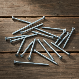 Tornillo para Madera de Acero al Carbono Marca PDC, Rosca Gruesa, Punta Afilada, Óxido Negro, Métrico/Pulgada, Clase 4, Alta Resistencia - Product Image 1