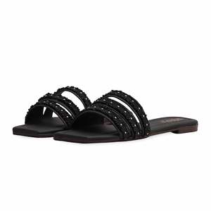 Pantoufles de sport décontractées noires CL1902 - Product Image 3